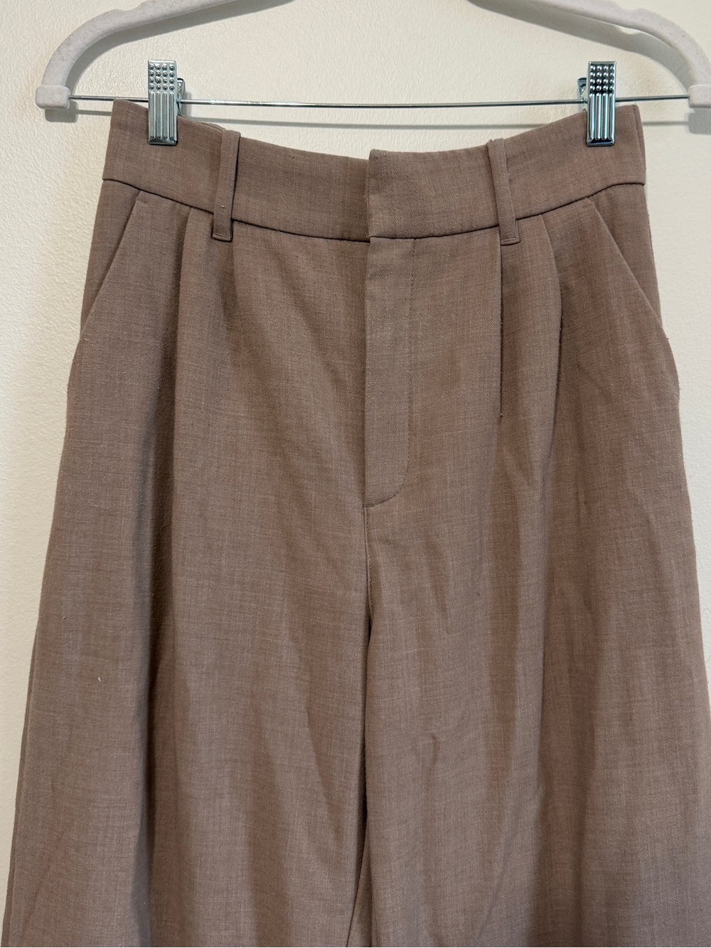 Abercrombie & Fitch Sloane Tailored Pant Light Brown Size Small A&F - Picture 4 of 7